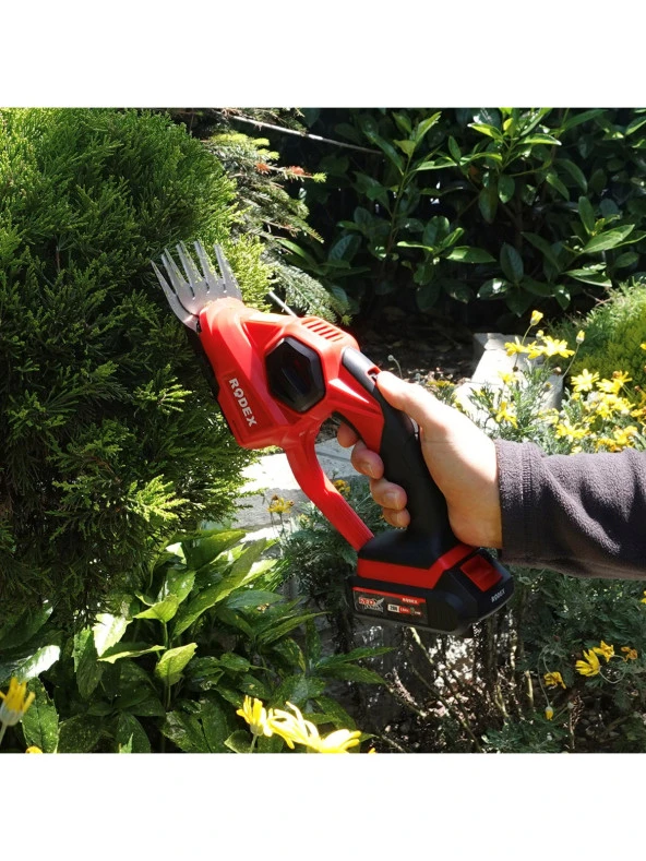 RODEX RPX2620 Çift Akülü 2.0 Ah x 2 adet Çim Makası & Çit Budama - 4