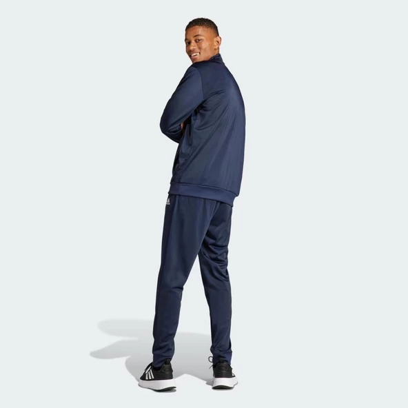 Adidas IR8205 Small Logo Tricot Track Suit Erkek Siyah Eşofman Takımı - 2