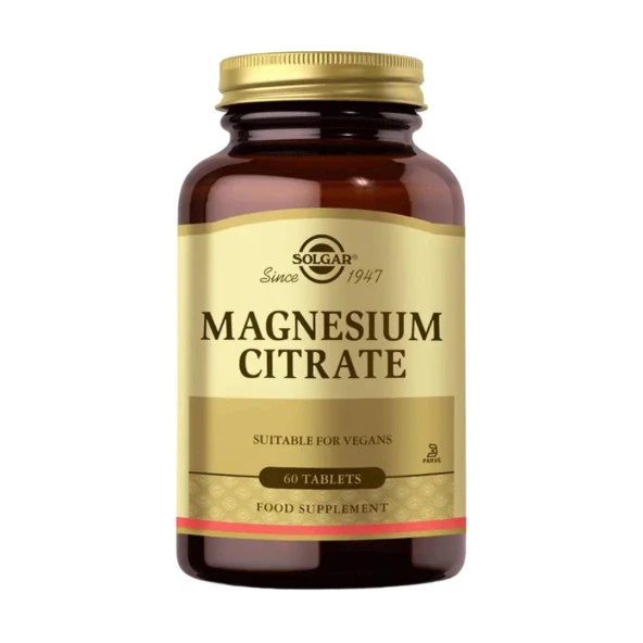 SOLGAR MAGNESIUM CITRATE 60 TB