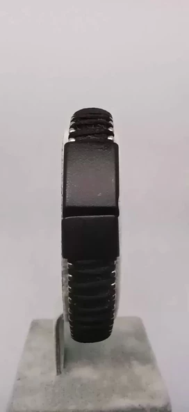 Çelik Klipsli Erkek Bijuteri Bileklik - 4