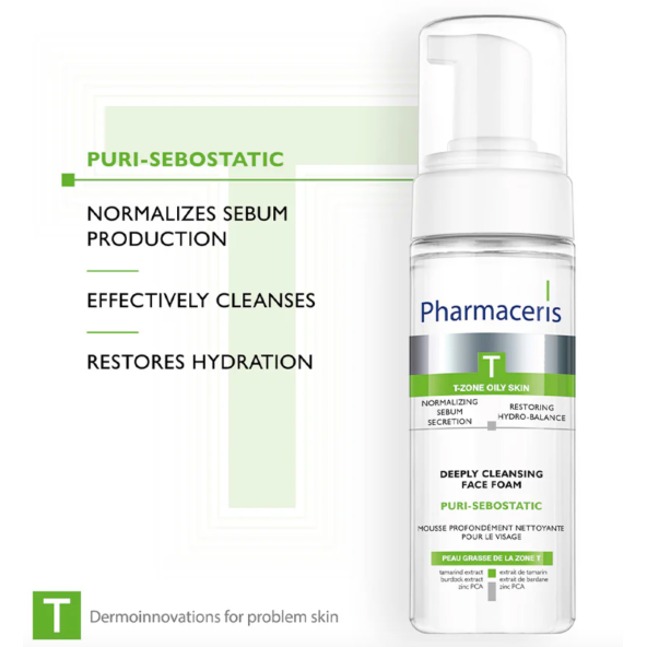 Pharmaceris T Puri-Sebostatic Deeply Cleansing Foam 150 ml