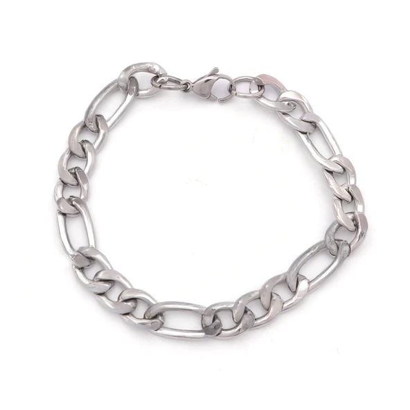 316L Çelik Figaro Erkek Zincir Bileklik EBLK-213 ürün görseli