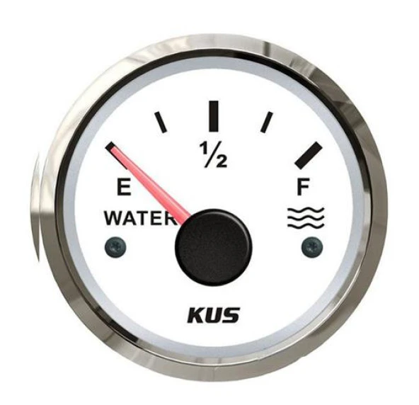 KUS Su Göstergesi 12-24V 0-190 Ohm Beyaz