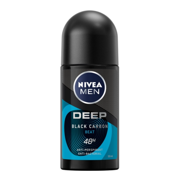 Nivea Roll-On Deep Beat Aktif Karbon Erkek 50 ml