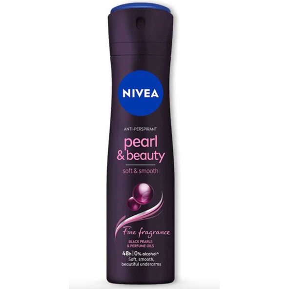 Nivea Pearl & Beauty Black Kadın Deodorant Sprey 150 ml