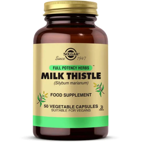 SOLGAR MILK THISTLE 50 TABLET