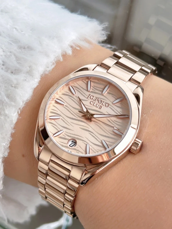 JG. Polo Clup JPC.0224.S03988.05 Çelik Kadın Kol Saati - Resim 3