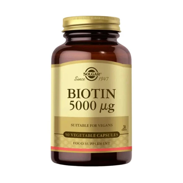 SOLGAR BIOTIN 5000 MG 50 TABLET