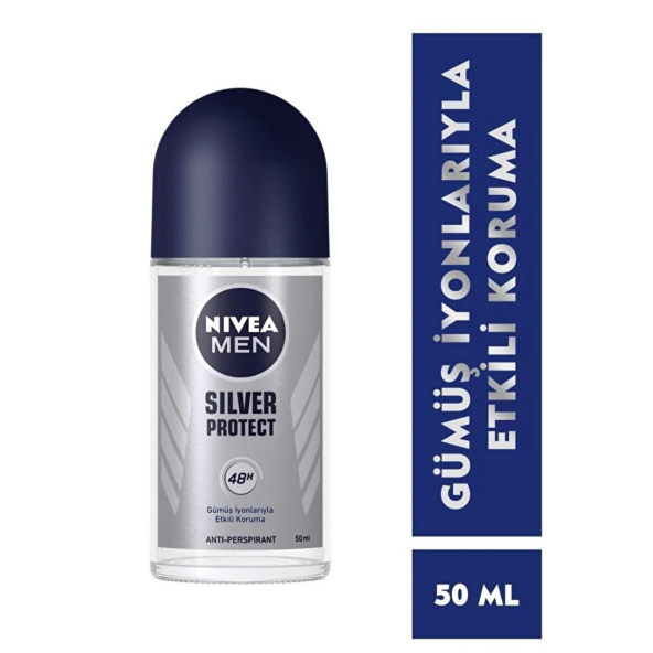 Nivea Silver Protect Roll-On Deodorant Erkek 50 ml