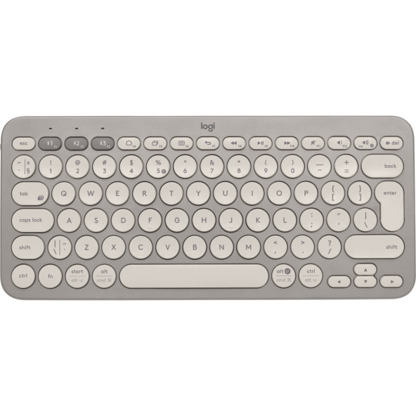 Logitech K380 Bej Kablosuz Klavye