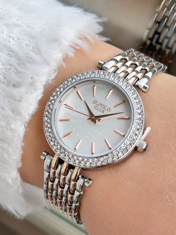 JG. Polo Clup JPC.0124.13955B.3 Çelik Kadın Kol Saati - Resim 2