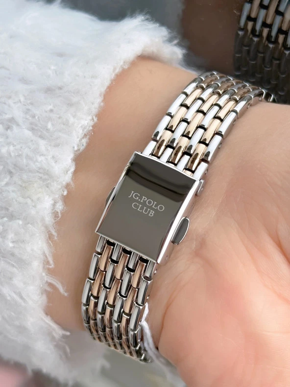 JG. Polo Clup JPC.0124.13955B.3 Çelik Kadın Kol Saati - Resim 3