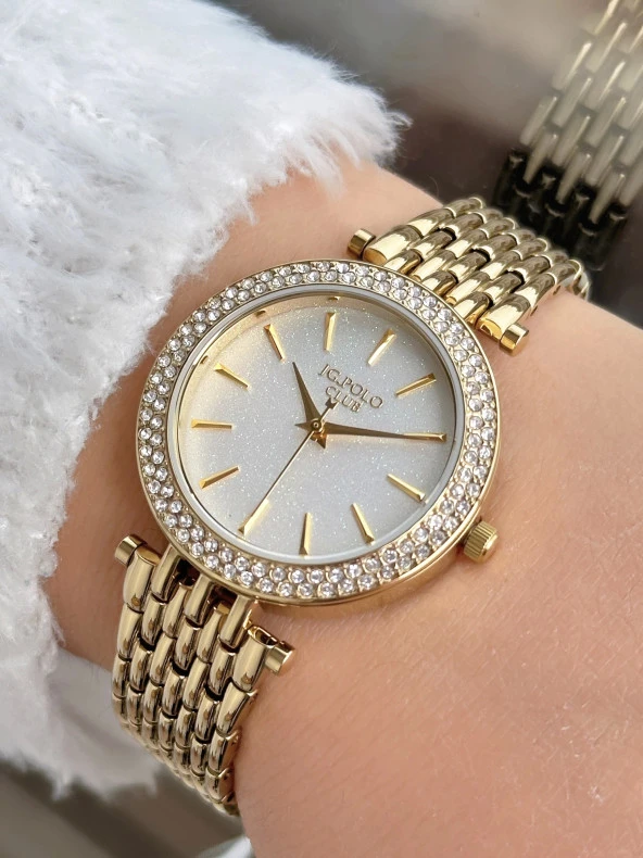 JG. Polo Clup JPC.0124.13955B.4 Çelik Kadın Kol Saati - Resim 3