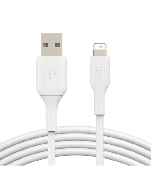 Belkin Apple Lightning Hızlı Şarj ve Data Kablosu 1m Beyaz