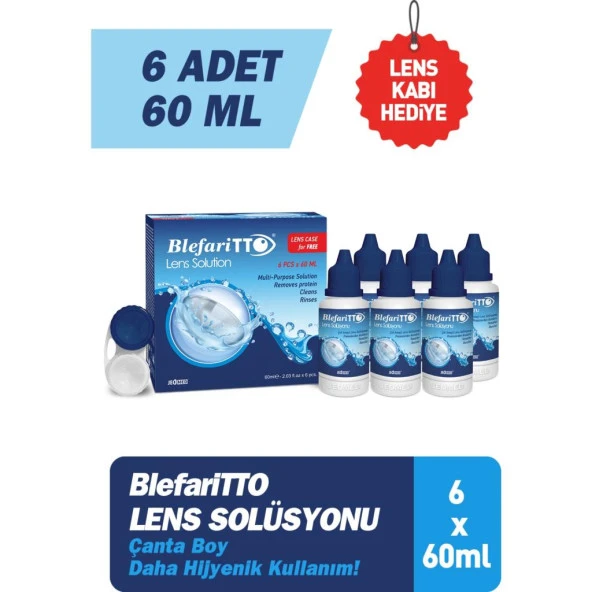 Blefarıtto Lens Solüsyon 60 Ml*6 Li Paket