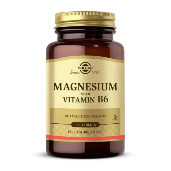 S.MAGNESIUM WITH VITAMIN B6 100 TAB