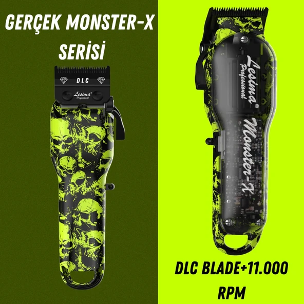 Lesima  Monster Serisi Professional Model Saç Sakal Tıraş Makinesi