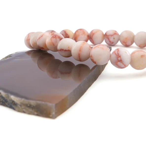 Damarlı Akik Doğal Taş Erkek Bileklik EBLK-473 - 4