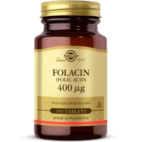 S.FOLACIN (FOLIC ACID )400 MCG 100 TAB.