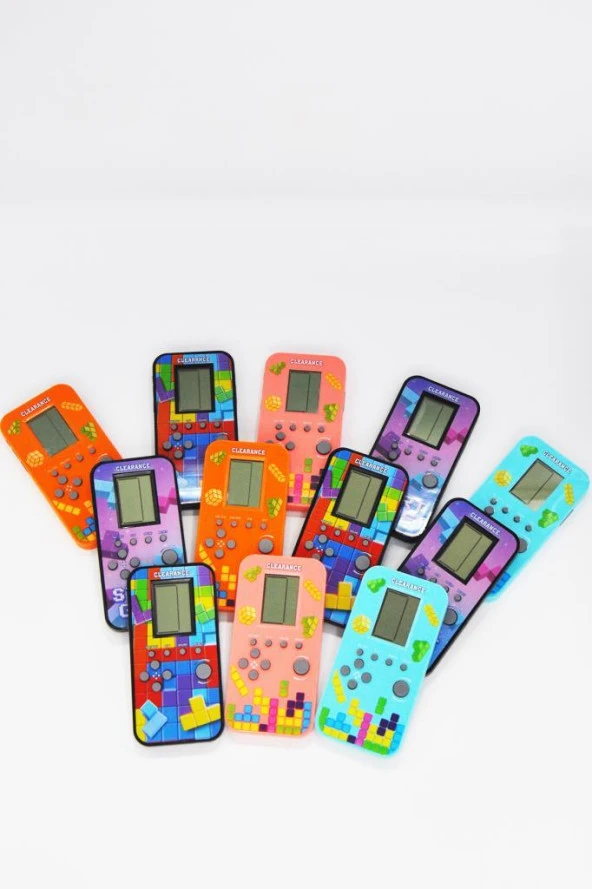 Torima 12 Lİ Karışık Renkli GC-03 Nostaljik El Atarisi Tetris Gameboy