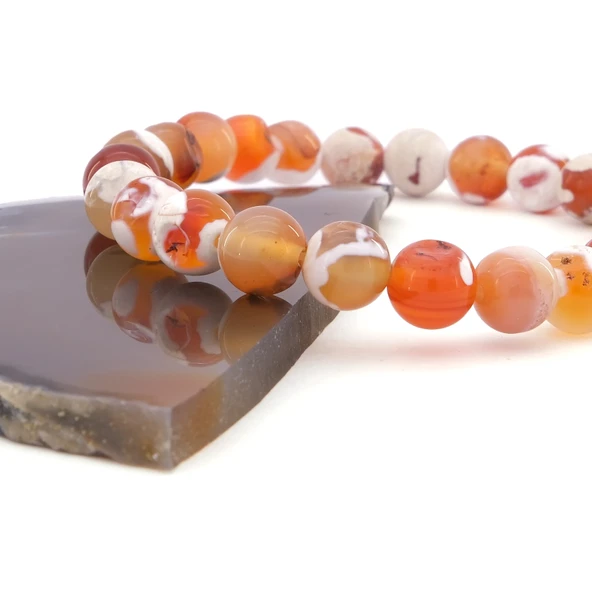 Çakra Doğal Taş Erkek  Bileklik EBLK-486 - Resim 4