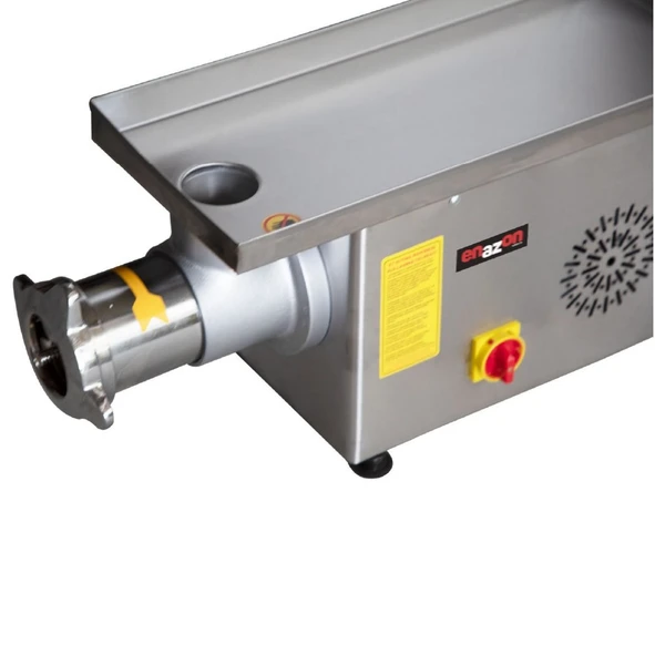 Enazon 22 No Et Kıyma Makinesi 1,1 Kw 1,5 Hp(Yedek Ayna Bıçak Sucuk Aparatlı) - Resim 4
