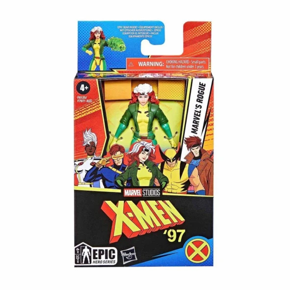 Marvel X Men 97 Epic Hero Serisi Figür 10 cm Marvels Rogue F7971-F8125 - 2