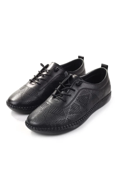 Tardelli 7000 Kadın Günlük Hakiki Deri Ortopedik Ayakkabı - Resim 2