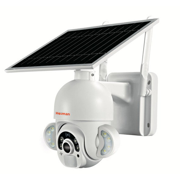 Heiman HM-840 4g Sim Kartlı Güneş Enerjili (Solar) 360° Hareketli Akıllı Kamera -Uygulama Kontrol- - 2