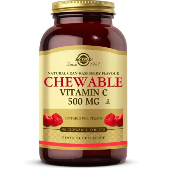 S.CHEWABLE VIT C 500 MG 90 TB