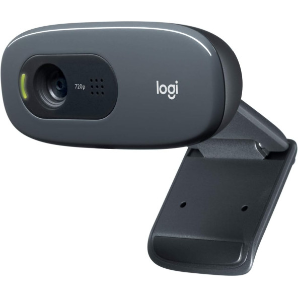 Logitech C270 HD 720p Mikrofonlu Web Kamerası - Siyah OUTLET