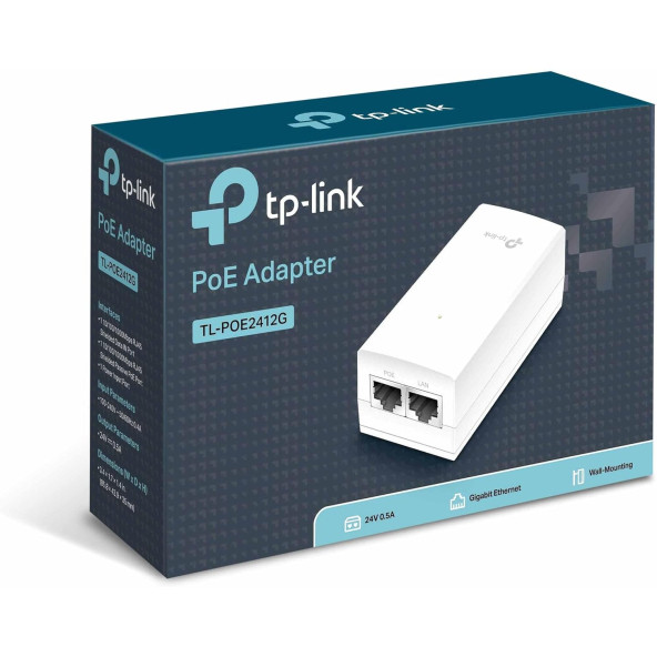 TP-LINK TL-POE2412G PoE Adapter - 4