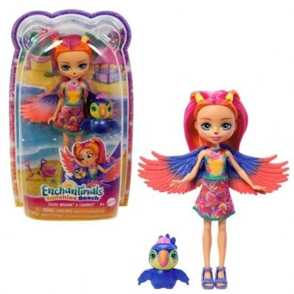 Enchantimals Trippi - Toucan FNH22 HRX83 Lisanslı Ürün - 3