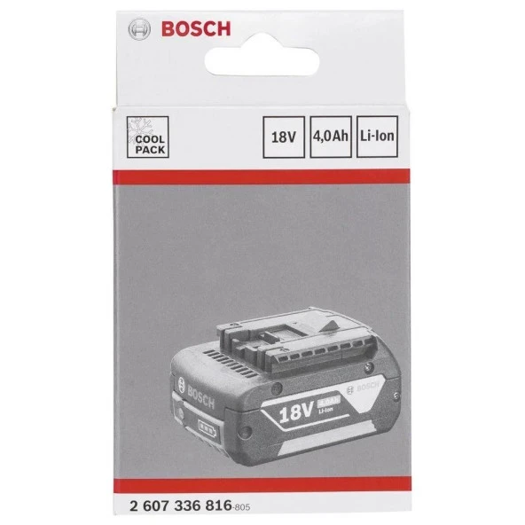 Bosch 18 V 4.0 Ah Hd Li-Ion Lza Akü 2607336816 - 2