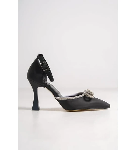 Moda Ayakkabı 01118 Ayışığı 7Cm Topuklu Kadın Ayakkabı - 9