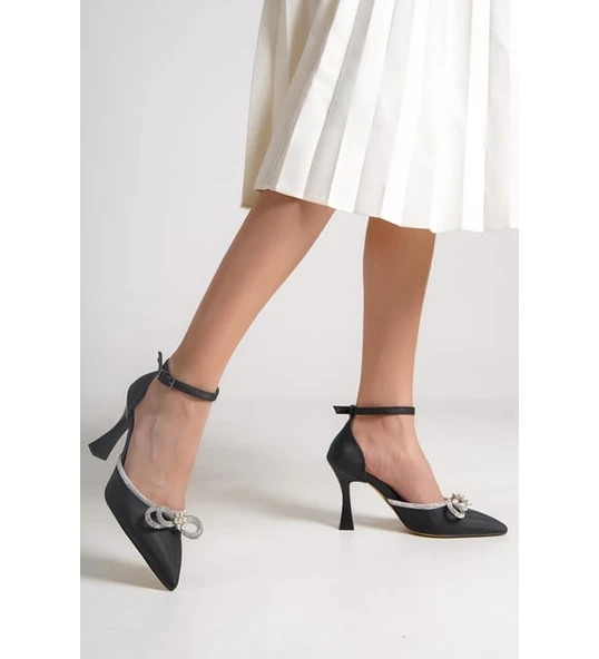 Moda Ayakkabı 01118 Ayışığı 7Cm Topuklu Kadın Ayakkabı - 7