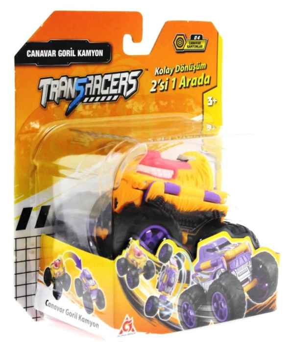 Transracers Dönüşen Araçlar Canavar Goril / Kamyon