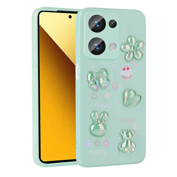 Xiaomi Poco M6 Pro 4G Kılıf Kabartma Figürlü Parlak Toys Silikon Kapak - 8