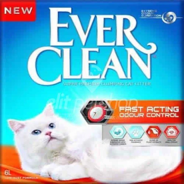 Ever Clean Fast Acting (Hızlı Etki Eden Bitki Özlü) Kedi Kumu 10 Lt