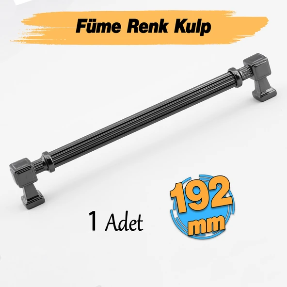 Yüzük Kulp 192 mm Krom Metal Mobilya Mutfak Çekmece Dolap Kapak Kulpları Dolabı Kulbu Kulpu 19.2 cm - 1