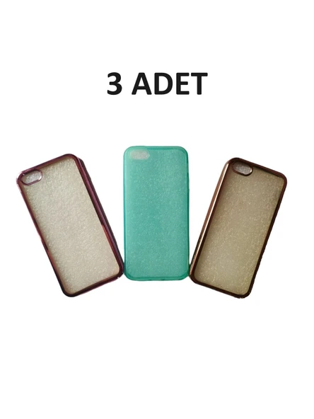 Tft Store İphone 5s Uyumlu Silikon Telefon Kılıfı 3 ADET - 2