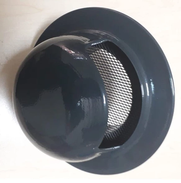 TEMMENFEZ FAN MENFEZİ MUTFAK ASPİRATÖR ÇIKIŞI RÜZGAR ÖNLEYİCİ TEREKLİ İÇ ÇAP 100 MM - 5