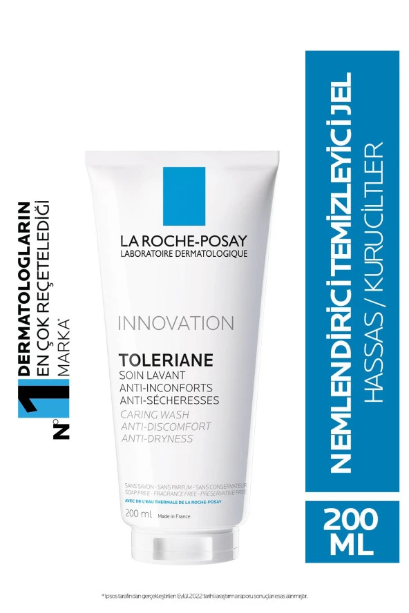 La Roche Posay Toleriane Caring Wash Kuru Ve Hassas Ciltler Için Nemlendirici Temizleyici Jel