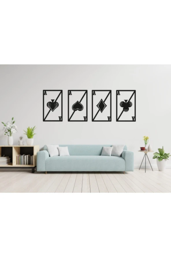 HYL Siyah Dekoratif Ahşap Lazer Kesim Duvar Süsü - Resim 4