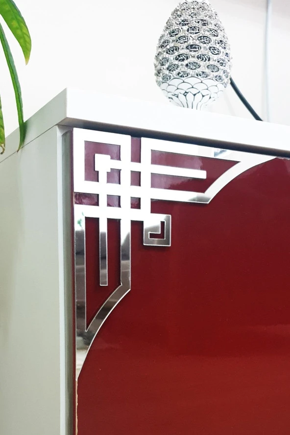 GİZEM SHOP Dekoratif Kapak Köşe Dekoru Ayna Pleksi Köşe Dekoru - 2