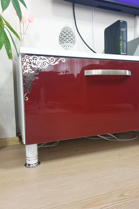 GİZEM SHOP Dekoratif Kapak Köşe Dekoru Ayna Pleksi Köşe Dekoru