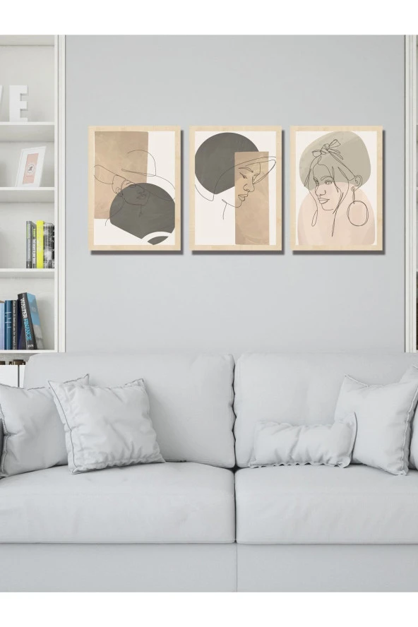 HYL Modern Sanatsal Uv Baskı Mdf Art Tablo Evinize Şıklık Katın Minimalis Art 40x30 ürün görseli 1