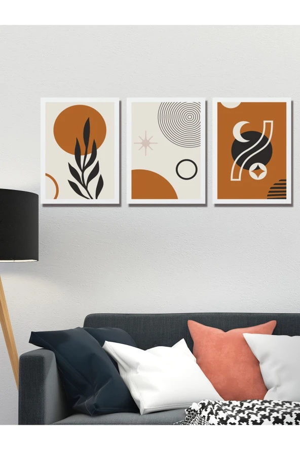 HYL Modern Sanatsal Uv Baskı Mdf Art Tablo Evinize Şıklık Katın Minimalis Art 30x20 - 5