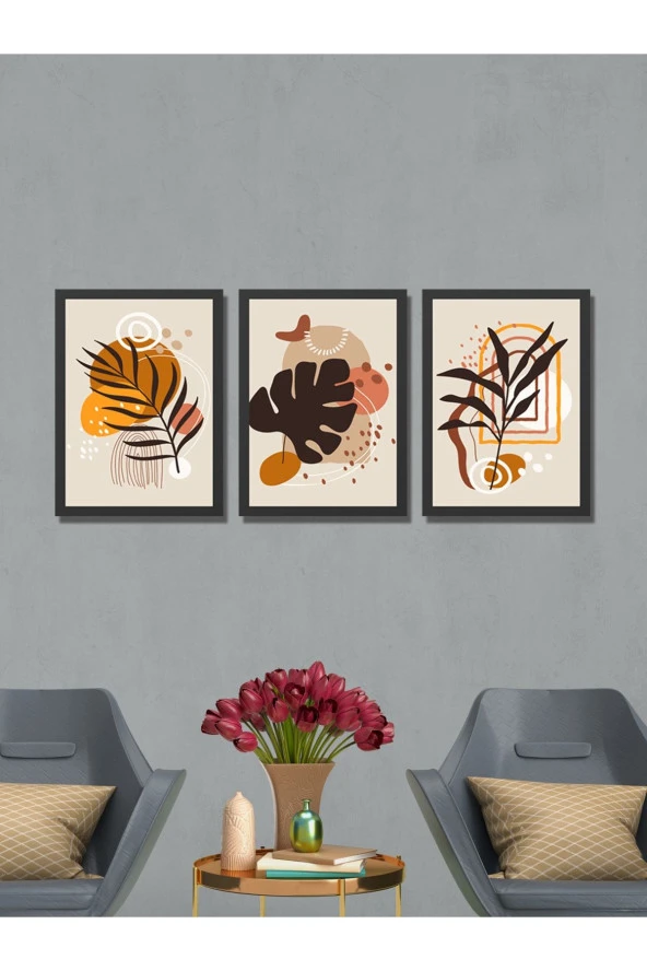 HYL Modern Sanatsal Uv Baskı Mdf Art Tablo Evinize Şıklık Katın Minimalis Art 30x20 - Resim 2