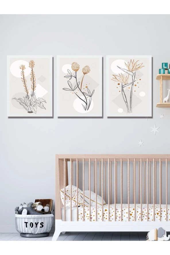 HYL Modern Sanatsal Uv Baskı Mdf Art Tablo Evinize Şıklık Katın Minimalis Art 30x20 - Resim 3